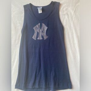 Yankees Rhinestone Tank Top